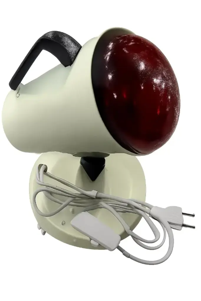 Infrared Heat Lamp - Adjustable Red Light Therapy Lamp for Pain Relief With On/Off Switch